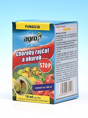 Agro Choroby rajčat a okurek STOP 10ml
Poľnohospodárske ochorenia paradajok a uhorky STOP 10ml