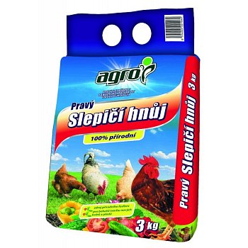 Agro Pravý kurčí trus 3 kg