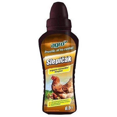 Agro Slepičák 0,5 l
(Veľkosť písmen by sa mala zmeniť)