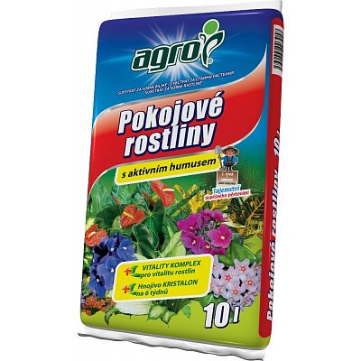 Agrosubstrát pre izbové rastliny 10 L