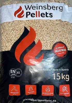 Drevené pelety 15 kg