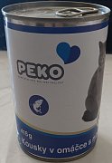 Konzervovaná PEKO pre mačky ryba 415g