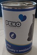 Konzervovaná PEKO pre mačky ryba 415g