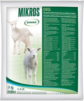 Mikros Ovis pre jahňatá a kozliatka 3 kg.