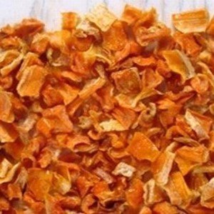 Sušená mrkva plátky 20 mm 25 kg