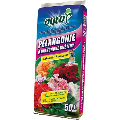 Výpredaj Agro Substrát pre muškáty 50 L výpredaj