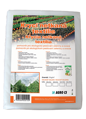 Agro krycí netkáná textilie bílá 1,6 x 5 m Juta
Zemědělský krycí netkaná textilie bílá 1,6 x 5 m Juta