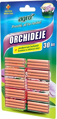 Agro tyčinkové hnojivo pre orchideje 30 ks