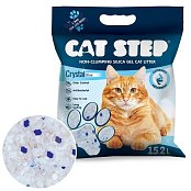 Cat Step Crystal Blue - Stelivo Silikagelové 15,2 L