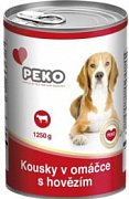 Konzerva PEKO pre psy hovädzí 1240g