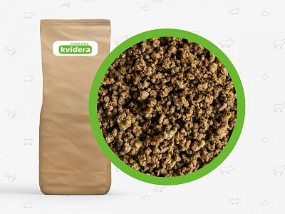 Krmné zmesi Kvídera Škvarky 1 kg