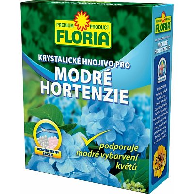 Kryštálové hnojivo pre modré hortenzie Floria 350 g