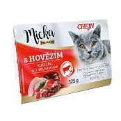 Micka CHEJN s hovädzím, kuracím, brusnicami a taurínom 325 g