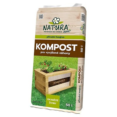 NATURA Kompost pre vyvýšené záhony 50l