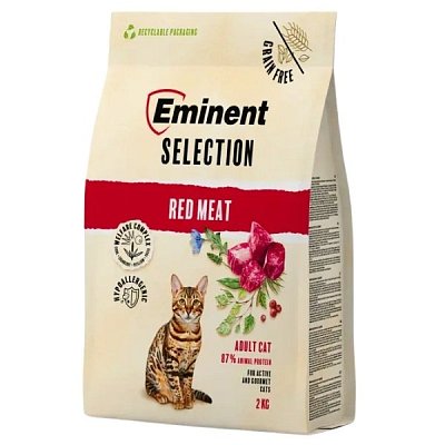 Eminent Selection Cat Red Meat-Hovädzie, bravčové, jahňacie 2 kg