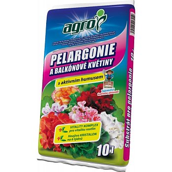 Výpredaj Agro substrát pre muškáty 10 L výpredaj.