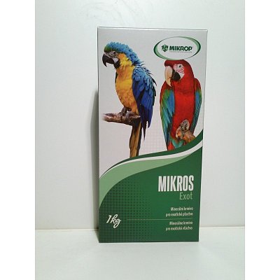 Výpredaj - Mikros Exot - VGE 1kg - vitamíny s gritom pre papagáje výpredaj