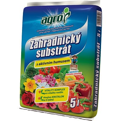 Záhradný substrát Agro 5 L